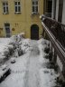 Winter in our courtyard - view from the balcony