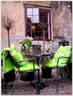 Cafe Camelot...street garden...only 5 minutes walk from Globtroter...